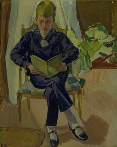 Portrait de Bent von Müllen enfant - Edvard Weie