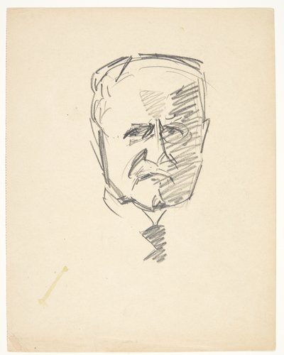 Étude pour le portrait du Dr. Carl Lorentzen (1860-1932) - Edvard Weie