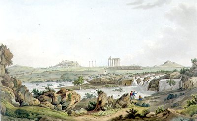 Le temple de Jupiter Olympios et la rivière Ilissos, planche 30 de la partie 5 de 