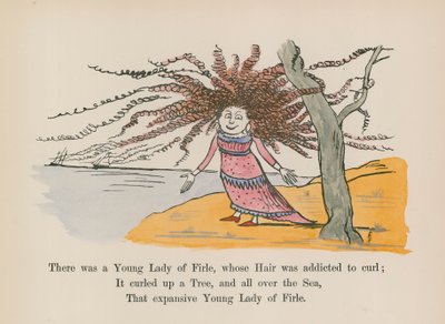 Il y avait une jeune dame de Firle, dont les cheveux étaient sujets à boucler - Edward (after) Lear