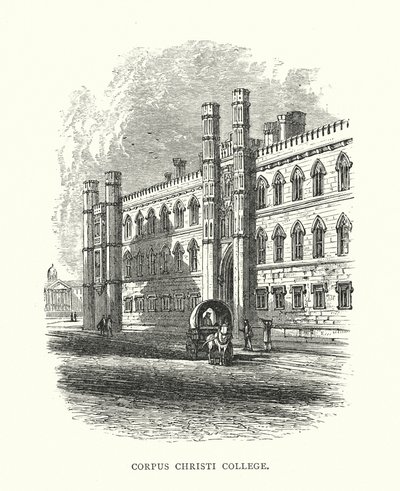 Corpus Christi College (gravure) - Edward (after) Whymper