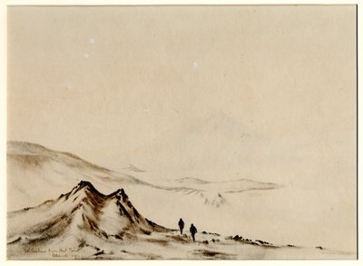 Mont Erebus depuis Hut Point, 1901-04 - Edward Adrian Wilson