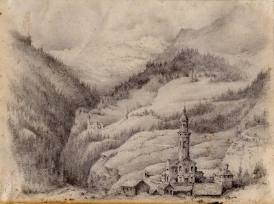 Tiefencastel, Suisse, 1899 - Edward Adrian Wilson