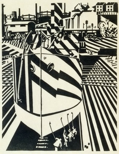 Transport maritime de Liverpool - Edward Alexander Wadsworth