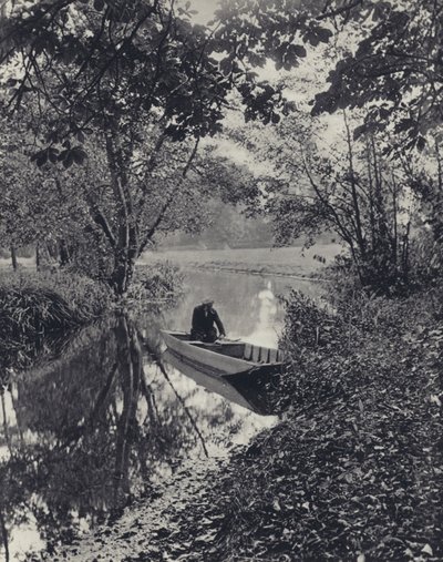 Un ruisseau latéral sur la Misbourne (photo n/b) - Edward Alfred Barton