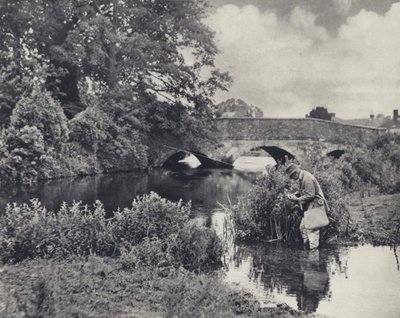 Au-dessus du pont de la ville, Stockbridge - Edward Alfred Barton