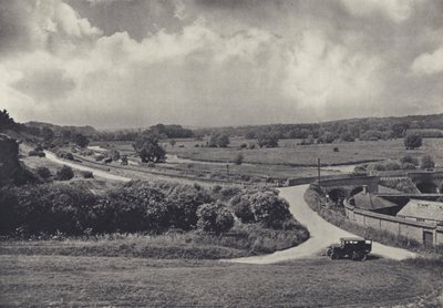 La vallée de Test depuis Chilbolton Down - Edward Alfred Barton