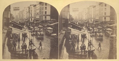 Broadway par jour de pluie - Edward Anthony