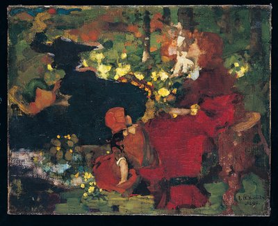 Une mare dans les bois - Edward Atkinson Hornel