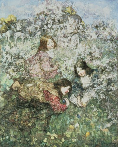 Œufs de Pâques - Edward Atkinson Hornel