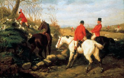 Chasse au renard, fin du 19ème siècle - Edward Benjamin Herberte