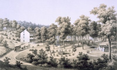 Stribling Springs, village thermal, Augusta Country, 1858 - Edward Beyer