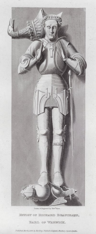 Effigie de Richard Beauchamp, comte de Warwick - Edward Blore