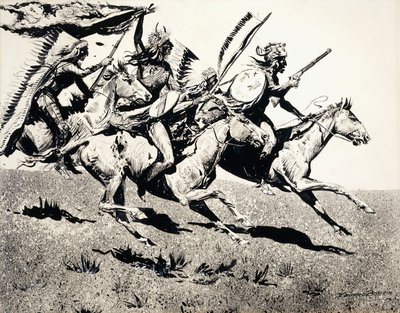 Partie de guerre en mouvement - Edward Borein