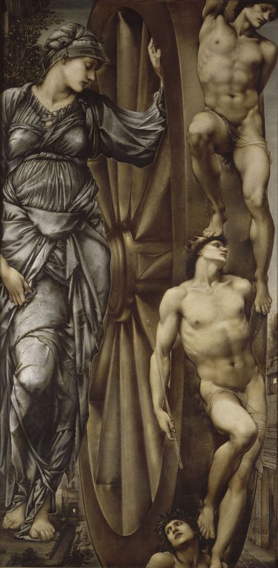 La roue de la fortune - Edward Burne-Jones