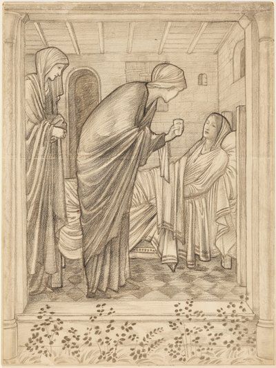 Rendre visite aux malades - Edward Burne-Jones