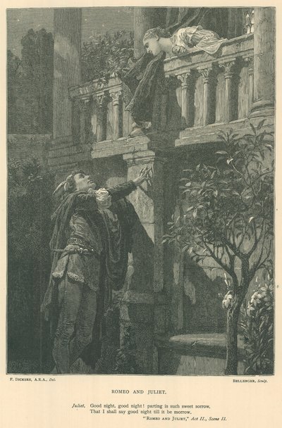Illustration pour Roméo et Juliette - Edward Burne Jones