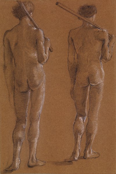Série Saint Georges - Nu masculin - Études de deux soldats pour 