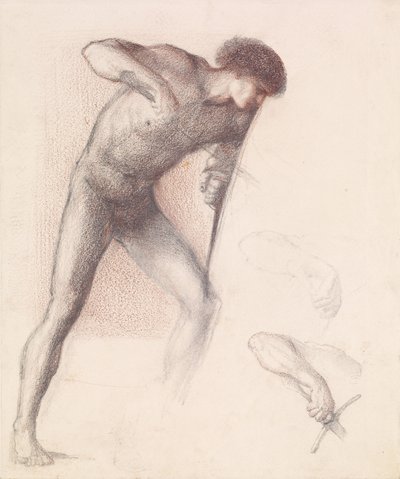 Série Saint Georges - Nu masculin - Étude de Saint Georges pour 