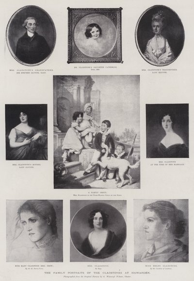 Les portraits de famille des Gladstone à Hawarden - Edward Burne Jones