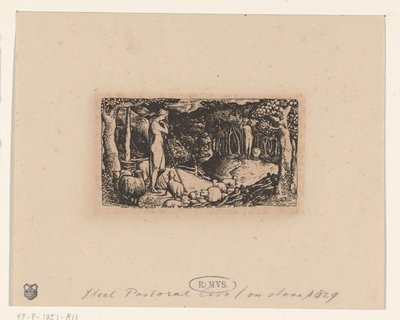 La vie pastorale idéale - Edward Calvert (signed by artist)