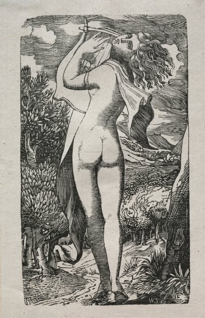 Bacchante ou Le joueur de lyre - Edward Calvert