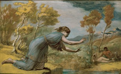 Psyché au ruisseau - Edward Calvert