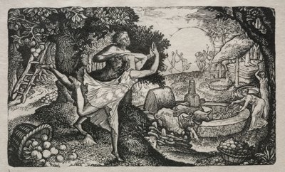 La Fête du cidre : Une vision de joie et de gratitude, 1829 - Edward Calvert