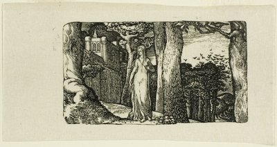 La dame et les corbeaux - Edward Calvert