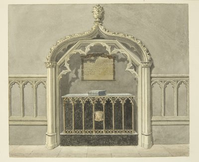 Monument à Mary Grosett dans la cathédrale de Bristol - Edward Cashin
