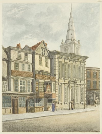 Ancienne maison du conseil, démolie en 1824 - Edward Cashin