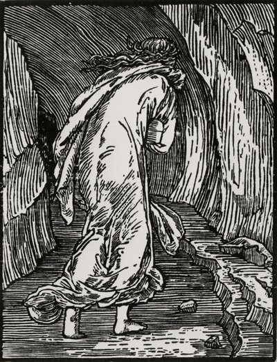 Entrer en enfer - Edward Coley (after) Burne Jones