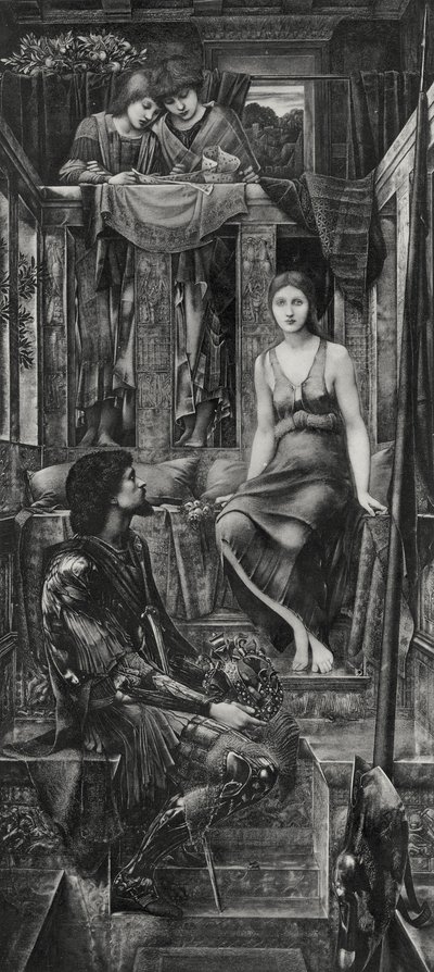 Le roi Cophetua et la mendiante - Edward Coley (after) Burne Jones