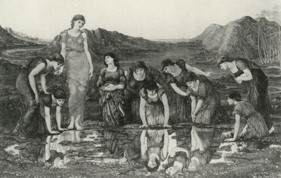 Le miroir de Vénus - Edward Coley (after) Burne Jones