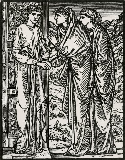 Deuxième visite - Edward Coley (after) Burne Jones