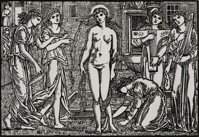 La Cour de Vénus - Edward Coley (after) Burne Jones