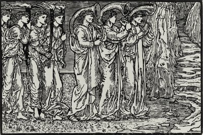 La procession vers la colline - Edward Coley (after) Burne Jones