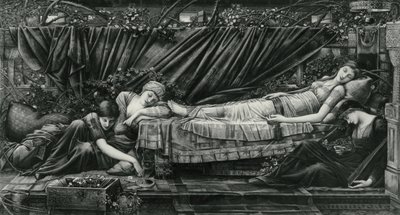 La Roseraie, de la série Briar Rose - Edward Coley (after) Burne Jones
