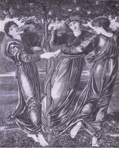 Le jardin des Hespérides, Bibbys Annual - Edward Coley (after) Burne Jones
