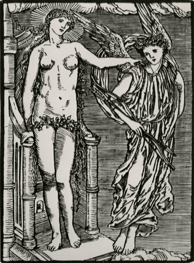 Vénus envoyant Cupidon à Psyché - Edward Coley (after) Burne Jones