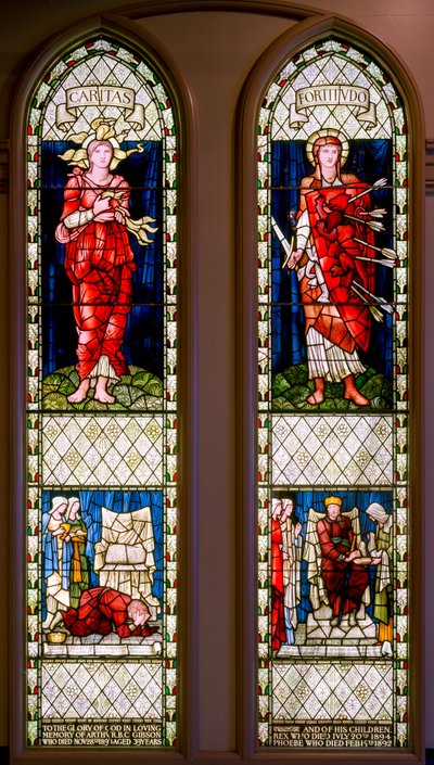 Charité et Force (David se lamentant et David consolé), c.1896 - Edward Burne Jones