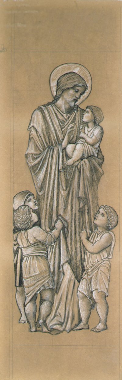 Le Christ bénissant les petits enfants - Edward Coley Burne Jones