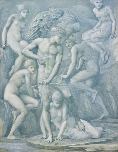 Les champs de chasse de Cupidon - Edward Coley Burne Jones