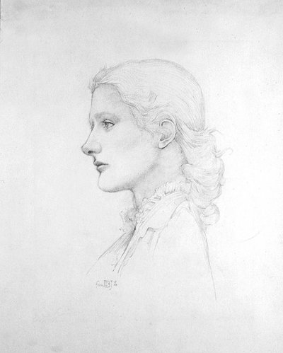 Portrait de Lucy Merrill - Edward Coley Burne Jones