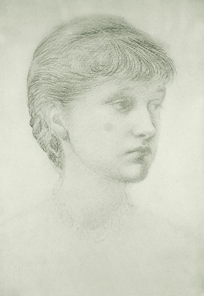 Portrait de Madeleine Wyndham - Edward Coley Burne Jones