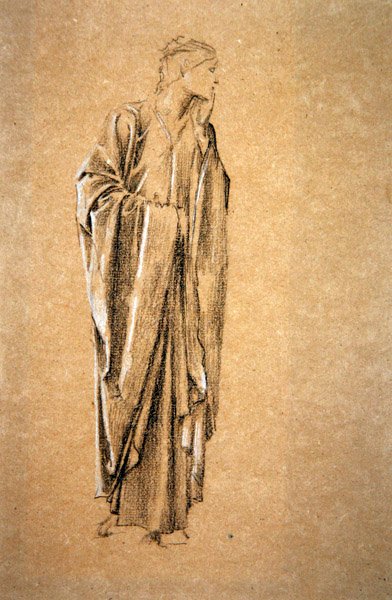 Étude pour Danaé, c.1885 - Edward Coley Burne Jones