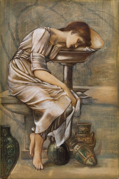 Étude pour la série Briar Rose - Edward Coley Burne Jones