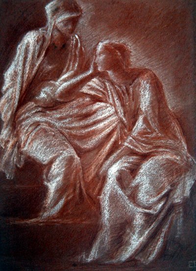 Étude de figures féminines - Edward Coley Burne Jones