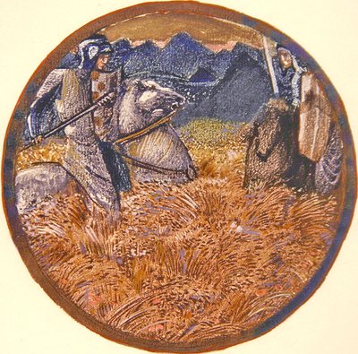 Le Livre des Fleurs : XXX. La haine de Saturne - Edward Coley Burne Jones