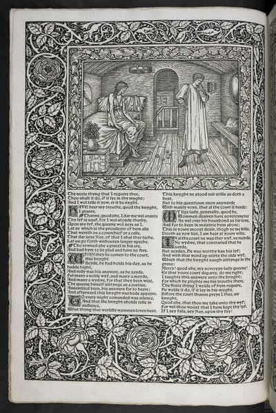Les œuvres de Geoffrey Chaucer nouvellement imprimées avec des illustrations de Sir Edward Burne-Jones - Edward Coley Burne Jones